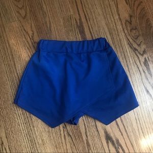 Blue BOOHOO Wrap Skirt